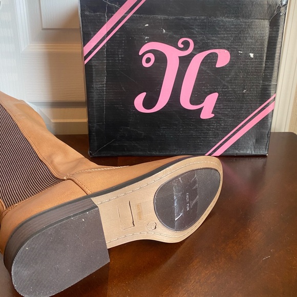 Tg woman’s knee high boots chestnut color - Picture 3 of 6